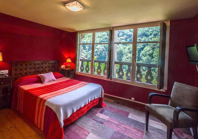 غرفة بسرير مزدوج أو سريرين منفصلين، Hotel Alto Sella 2/10