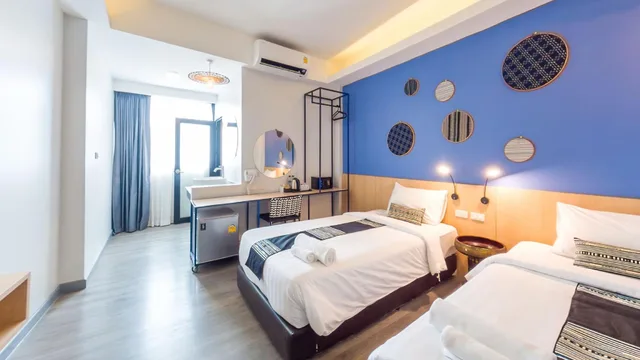غرفة سوبيريور بسرير كوين، Luck Thai Hotel 1/2