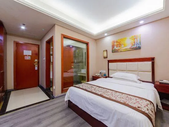 غرفة بسرير مزدوج، GREENTREE INN HUIZHOU CHENJIANG INTERCITY RAIL STATION HOTEL 1/2