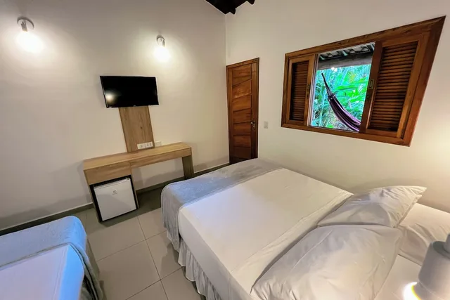غرفة كومفورت ثلاثية بسرير كوين وسرير فردي، Velinn Pousada Bromelias 5/10
