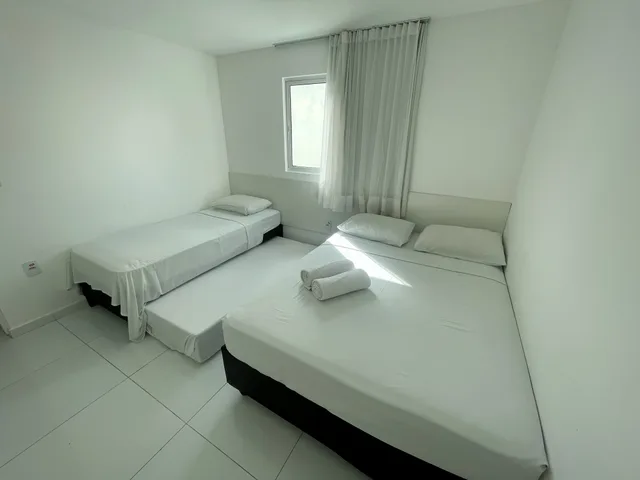 غرفة عائلية بسرير مزدوج بغرفة نوم واحدة، Porto Sol Flats By Aft 2/2