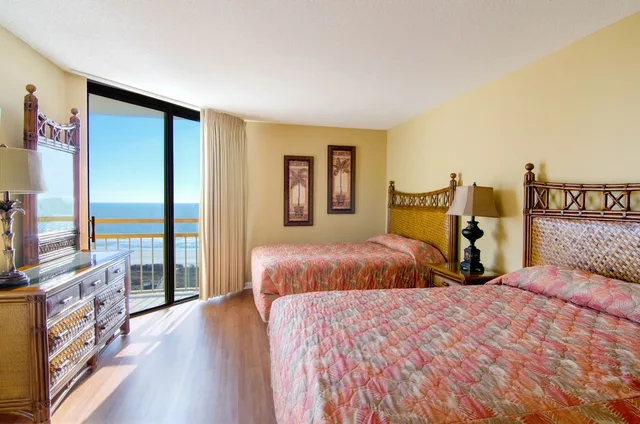 2 Bedrooms, Condo, Double Bed, Beach Front، Ocean Creek Resort 1/5