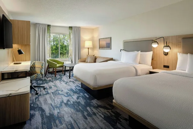 استوديو بسريرين كوين مع أريكة، Fairfield Inn And Suites Brunswick 1/3