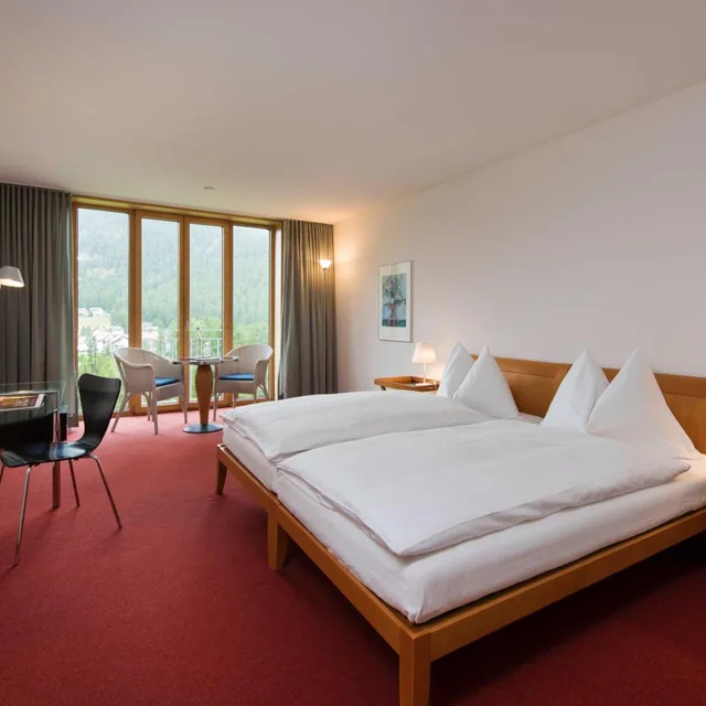 Comfort, Single Bed, South View، Hotel Saratz 3/10