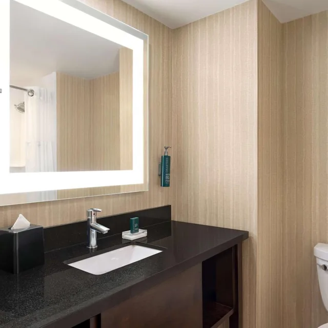 غرفة بسرير كينج وسريرين كوين، DoubleTree by Hilton Pointe Claire Montreal Airport West 8/8