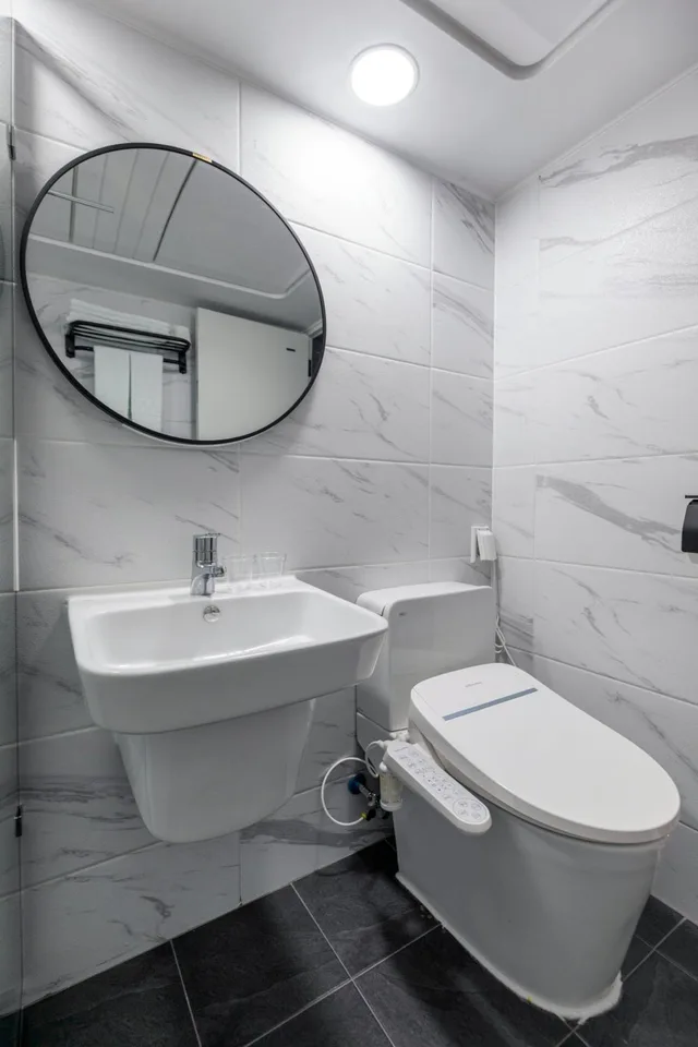 Deluxe, Partial Ocean View, Kitchenette, Strip Building، Aewol Stay in Jeju 8/10