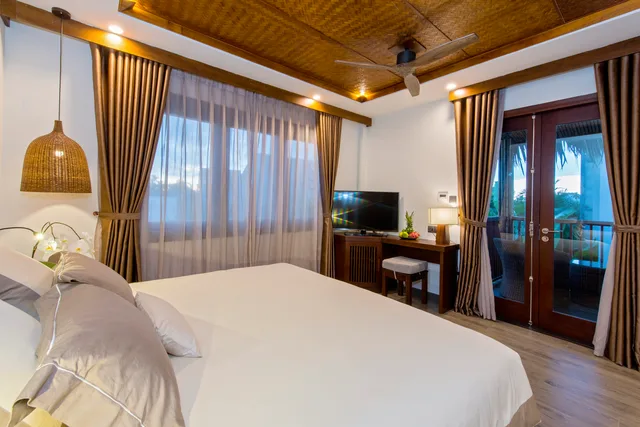 غرفة كلوب ديلوكس بسرير مزدوج، Hoi An Eco Lodge & Spa 2/2