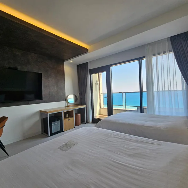 Ocean, Deluxe, Twin Beds، Songjeong Olla Hotel 6/10