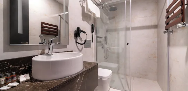 غرفة قياسية بسرير كوين وسرير فردي، MENALO HOTEL PREMIUM ISTANBUL AIRPORT 3/3