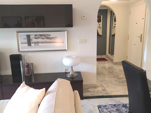 شقة بسرير مزدوج وسريرين منفصلين بغرفتي نوم، Apartamento Dama de Luna Marbella 5/8