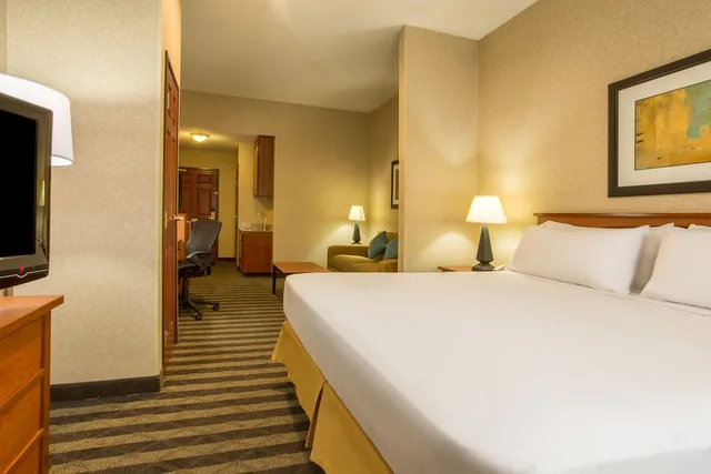 غرفة قياسية بسرير كينج في طابق منخفض لذوي الإعاقة، Holiday Inn Express Hotel and Suites Manteca City Center 2/10