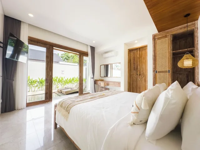 فيلا بسريرين كوين بغرفتي نوم بمسبح خاص، Villa Waturenggong Ubud 2/10