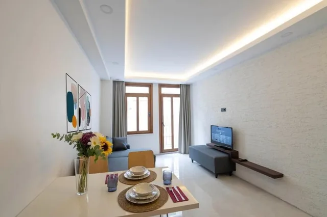 شقة عائلية بسرير كوين وسرير فردي مع أريكة، Arach Hotel Harbiye 4/5