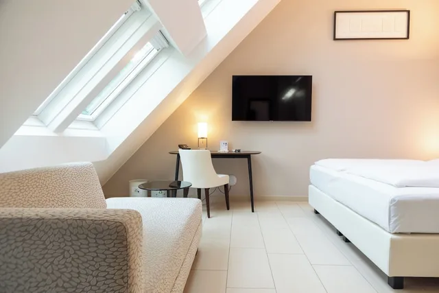 غرفة سوبيريور بسرير كينج بإطلالة على الحديقة مع أريكة، Hotel Spiess Spiess Appartement Pension 7/10