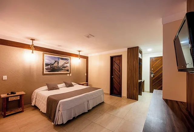 غرفة اقتصادية ثلاثية بسرير مزدوج وسرير فردي، NATAL DUNNAS HOTEL 1/5