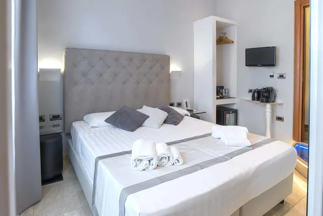 غرفة بسرير كوين بإطلالة على المدينة، Pantheon Caesar Relais 2/4