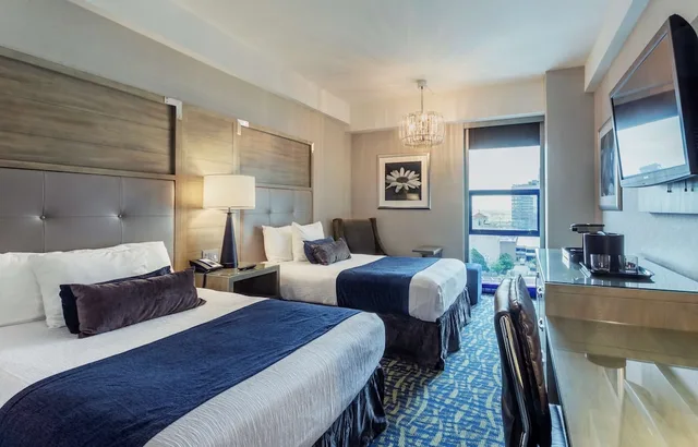 غرفة قياسية بسريرين مزدوجين، Robert Treat Hotel 2/3