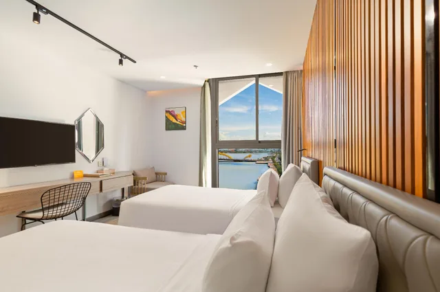 Deluxe, Twin Beds, Partial River View، HAIAN Riverfront Hotel 1/2