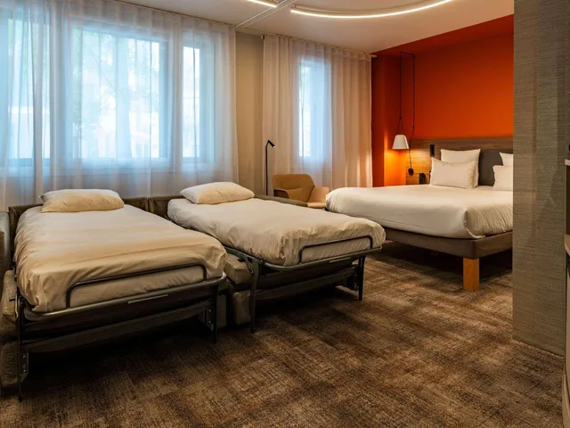 جناح سوبيريور بسريرين منفصلين وسرير كينج، Novotel Suites Reims Centre 4/10