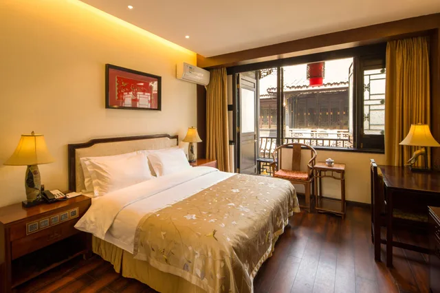 غرفة سوبيريور بسرير كوين، Chengdu Buddhazen Hotel 2/3