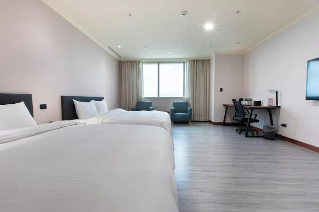 غرفة سوبيريور رباعية بسريرين كوين، Xinshe Hotel - Chungli 2/7