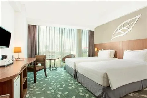 غرفة بريميير ديلوكس بسرير مزدوج، Swiss-Belinn Kemayoran Jakarta 1/1