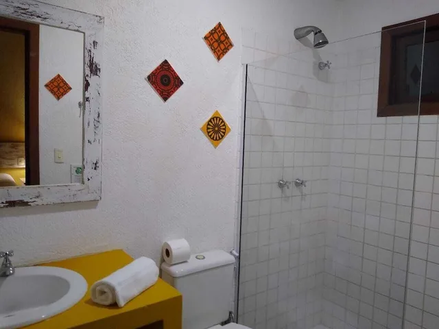 غرفة ثلاثية بسرير مزدوج وسرير فردي بشرفة، Pousada Rosa dos Ventos 6/6