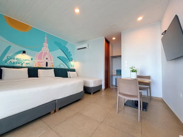 غرفة سوبيريور ثلاثية بشرفة، Hotel Caribbean Cartagena 2/10