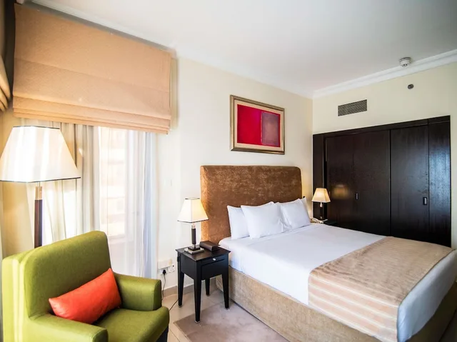 شقة بسريرين كوين بإطلالة على المدينة بغرفة نوم واحدة، Mercure Dubai Barsha Heights Hotel Suites and Apartments 2/9