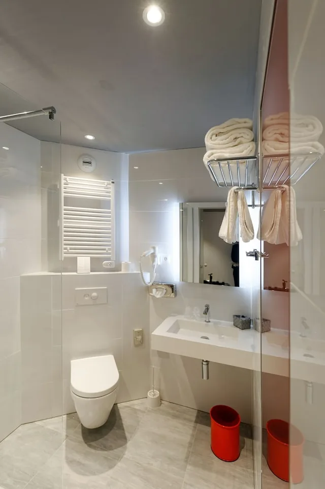 غرفة مفردة بسرير كوين، COLMAR HOTEL 3/3