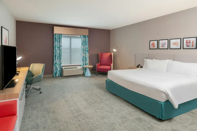 غرفة بسرير كينج لذوي الإعاقة، Hilton Garden Inn Brunswick Ga 1/4