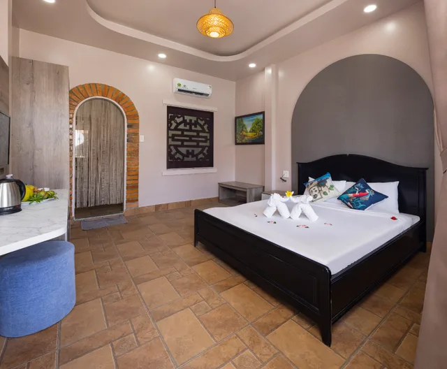 غرفة ديلوكس بإطلالة على المسبح، Le VIVA Resort Mui Ne 3/4