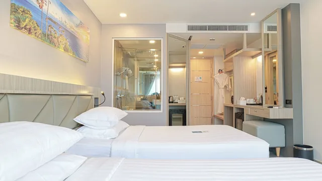 غرفة قياسية بسريرين منفصلين، Clarian Hotel Beach Patong 5/10