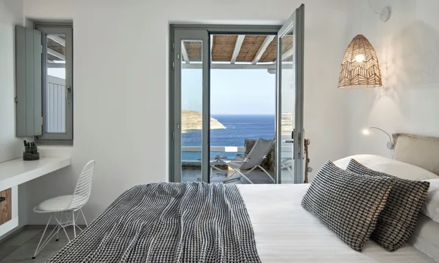 غرفة مريحة بإطلالة على البحر، Mykonos Bliss Cozy Suites - Adults Only 2/2