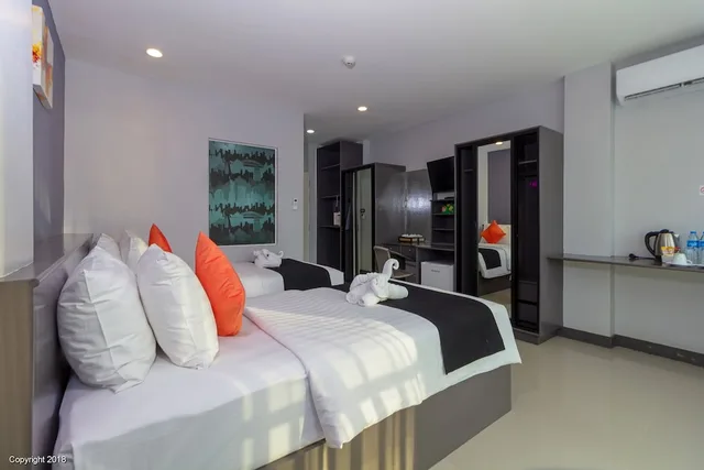 غرفة سوبيريور بسرير فردي بإطلالة على البحر، MODERN LIVING HOTEL 10/10