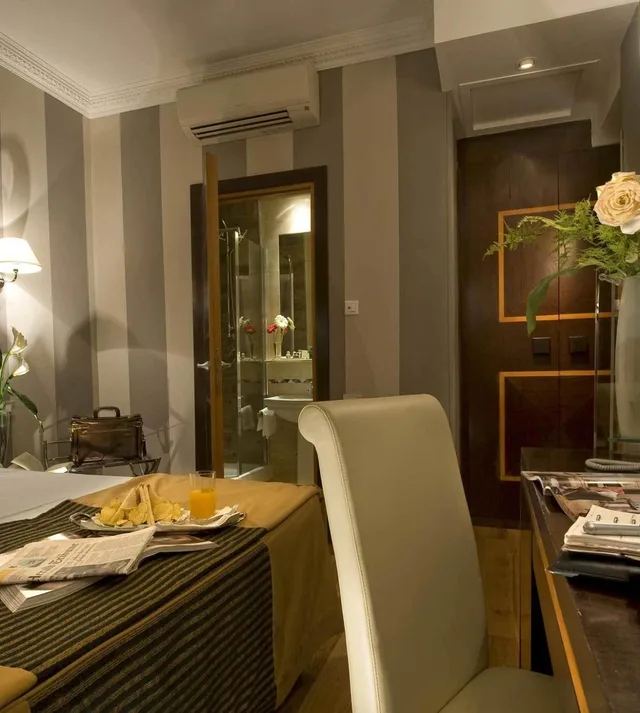 غرفة بسرير مزدوج أو سريرين منفصلين، Duca D Alba Hotel 9/10