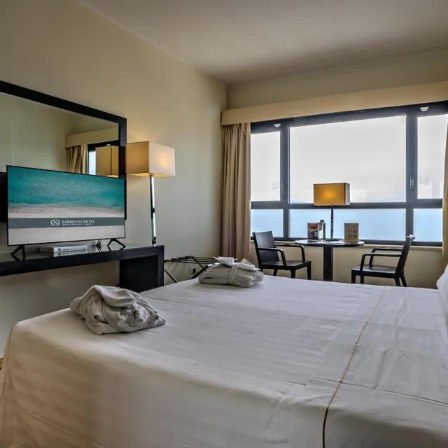 غرفة سوبيريور بسرير مزدوج في الطابق العلوي، SARDEGNA HOTEL 3/10