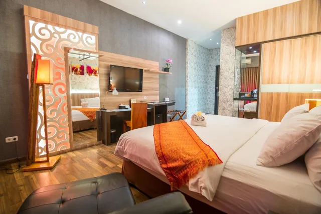جناح بسرير كوين، Ox Ville Hotel 1/1
