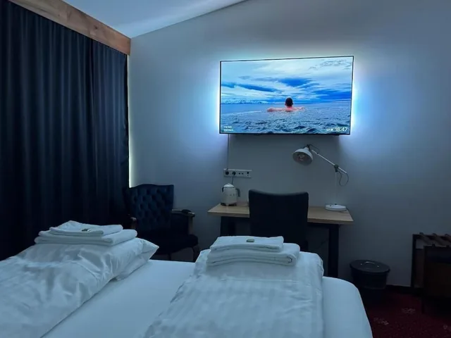 غرفة سوبيريور بسرير كينج بإطلالة على الجبل، Húsavík Cape Hotel 3/4