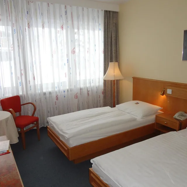غرفة بسرير فردي، PANORAMA HOTEL OBERWIESENTHAL 1/2