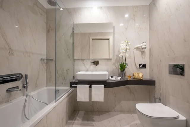 غرفة ديلوكس بسرير مزدوج أو سريرين منفصلين، Gioberti Hotel Rome 3/5