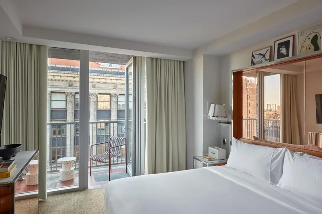 غرفة ديلوكس بسرير مزدوج أو سريرين منفصلين بشرفة، Hotel Park Ave 1/10