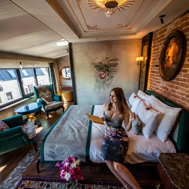 Deluxe, Double Bed, Lateral Side Sea View, Tria Hotel Istanbul 5/6