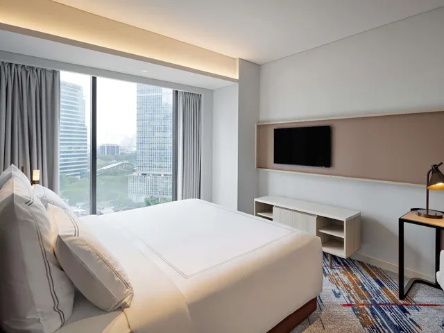 2 Bedrooms, Signature, Swiss, Apartment, 2 Double Beds, Swissotel Living Jakarta Mega Kuningan 2/8