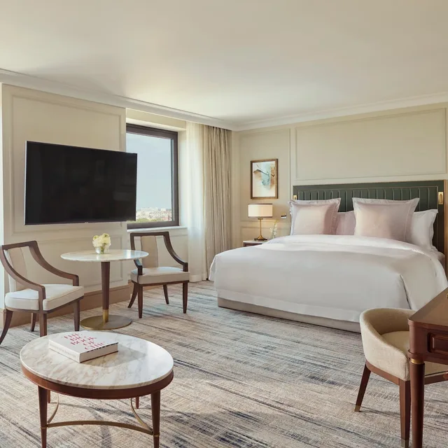 جناح جونيور بسريرين منفصلين بإطلالة على المدينة، Jumeirah Carlton Tower London 4/7