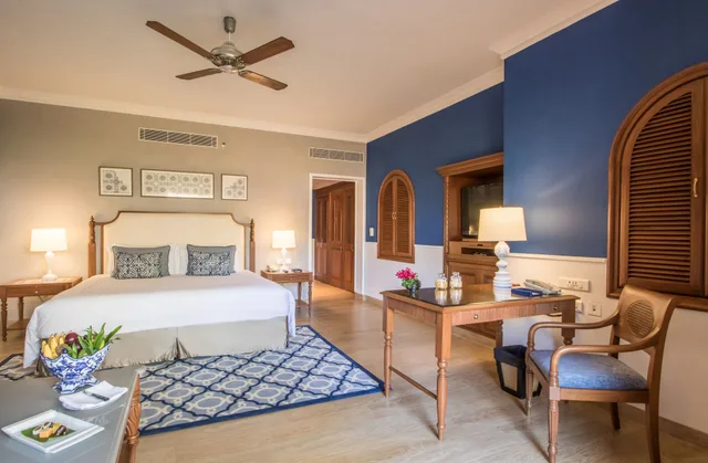 فيلا بسرير كينج بإطلالة على الحديقة، Taj Exotica Resort Spa Goa 6/8