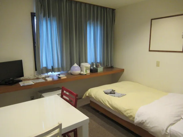 Semi Room, Single, Semi Double Bed, Smoking، Hotel Crown Hills Kitami Annex 1/1