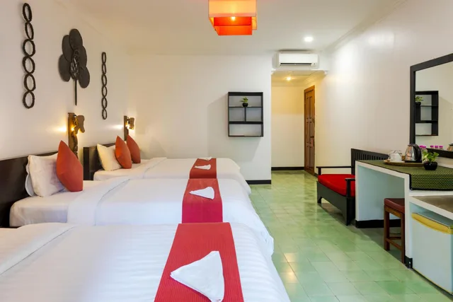 غرفة عائلية بإطلالة على المسبح، La Niche d Angkor Boutique Hotel 7/10
