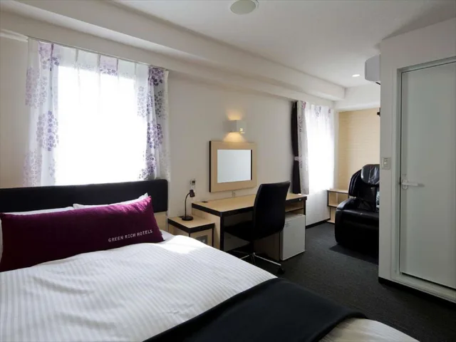غرفة بريميوم بسرير مزدوج، Green Rich Hotel Kyoto Eki Minami 1/2