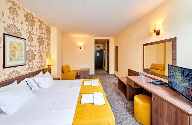 غرفة بسرير مزدوج أو سريرين منفصلين، Hotel Forum 2/10